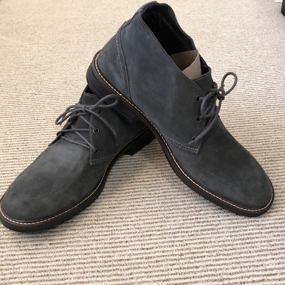 grey suede desert boots